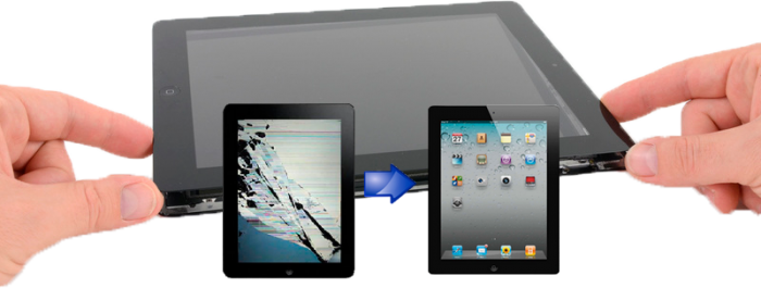 Замена стекла ipad